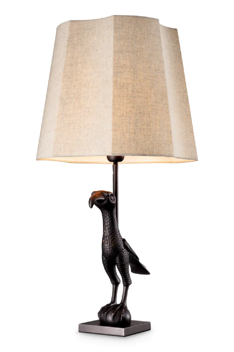 Lampe de Table en Bronze Coule | Met x Eichholtz Falcon | OROA.fr