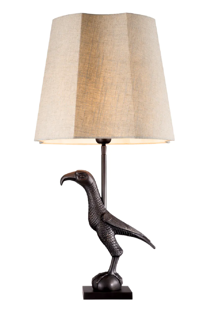 Lampe de Table en Bronze Coule | Met x Eichholtz Falcon | OROA.fr