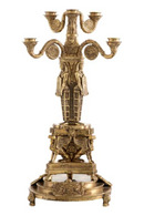 Bougeoir En Laiton Antique | Met x Eichholtz Decaix | OROA.fr