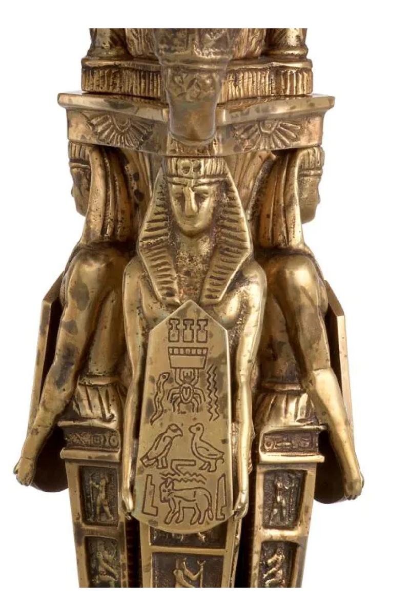 Bougeoir En Laiton Antique | Met x Eichholtz Decaix | OROA.fr