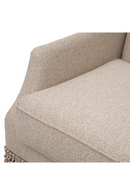 Fauteuil Pivotant Beige à Franges | Met x Eichholtz Madison | OROA.fr