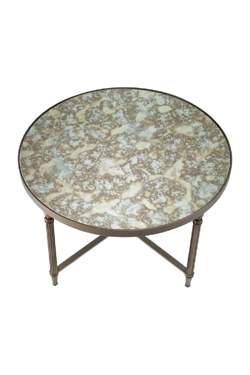 Table Basse Ronde en Bronze | Met x Eichholtz Bowery | OROA.fr