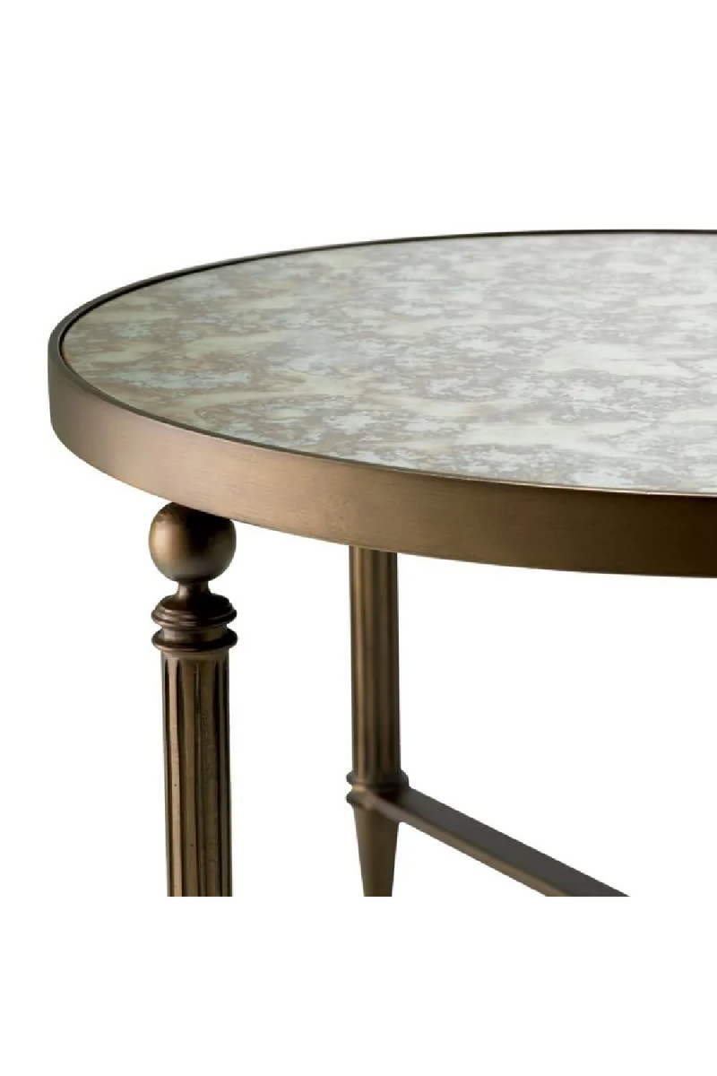 Table Basse Ronde en Bronze | Met x Eichholtz Bowery | OROA.fr