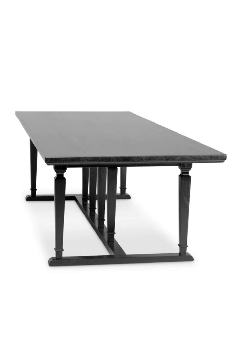 Table de Salle à Manger avec Bordure Sculptée Noire | Met x Eichholtz Americana | OROA.fr
