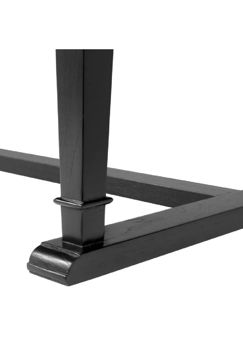 Table de Salle à Manger avec Bordure Sculptée Noire | Met x Eichholtz Americana | OROA.fr