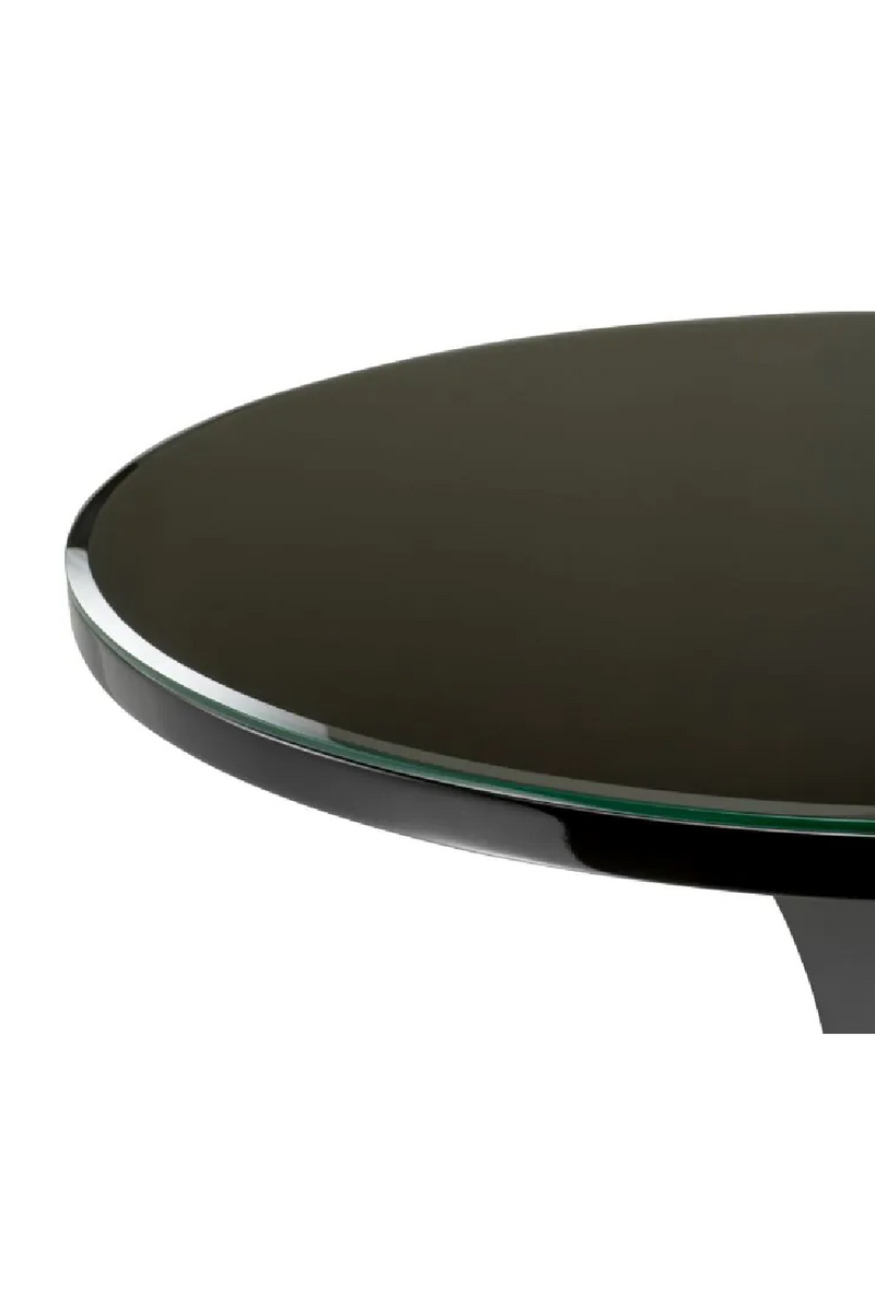 Table d’Appoint en Verre Noir | Met x Eichholtz Harlem | OROA.fr