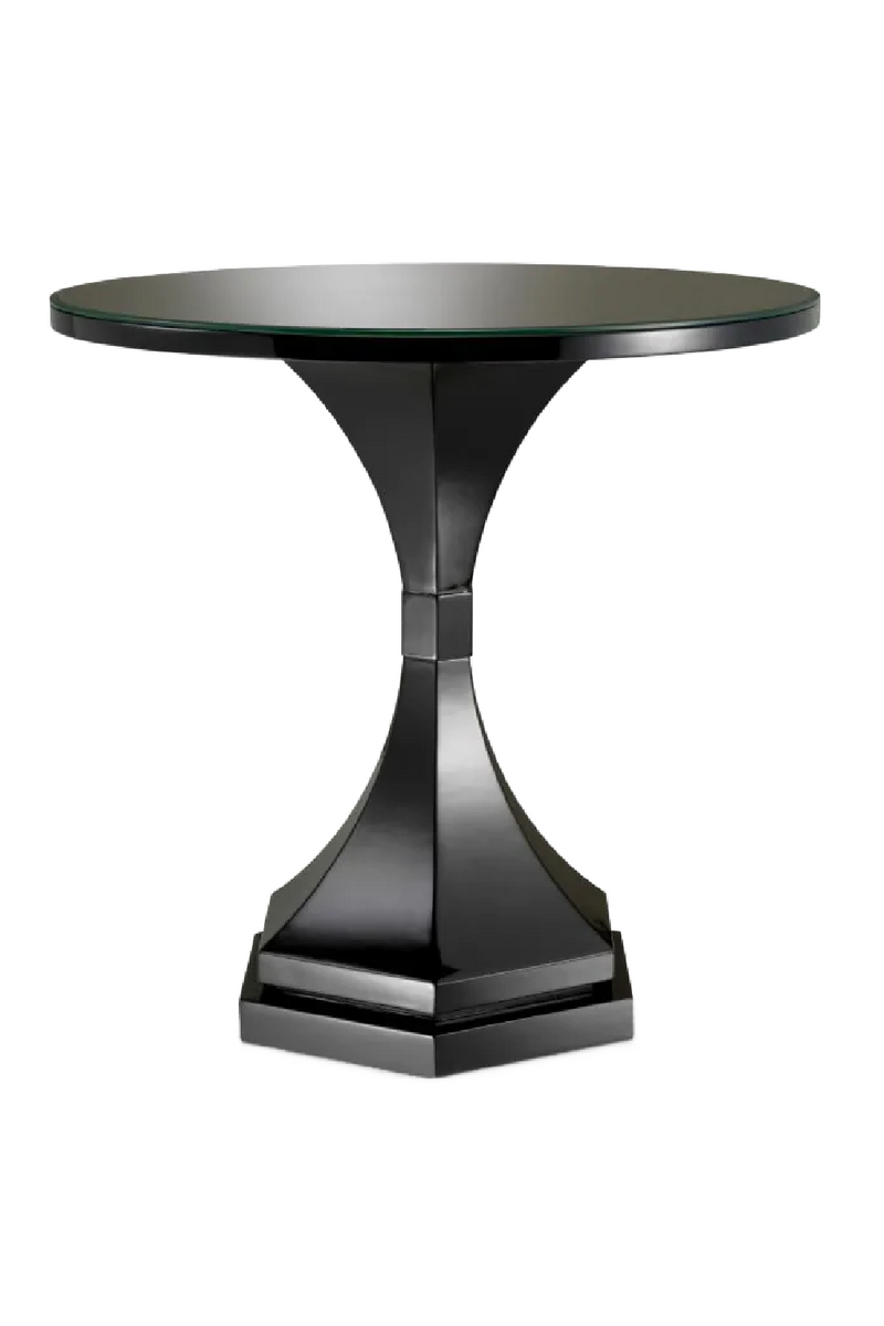 Table d’Appoint en Verre Noir | Met x Eichholtz Harlem | OROA.fr