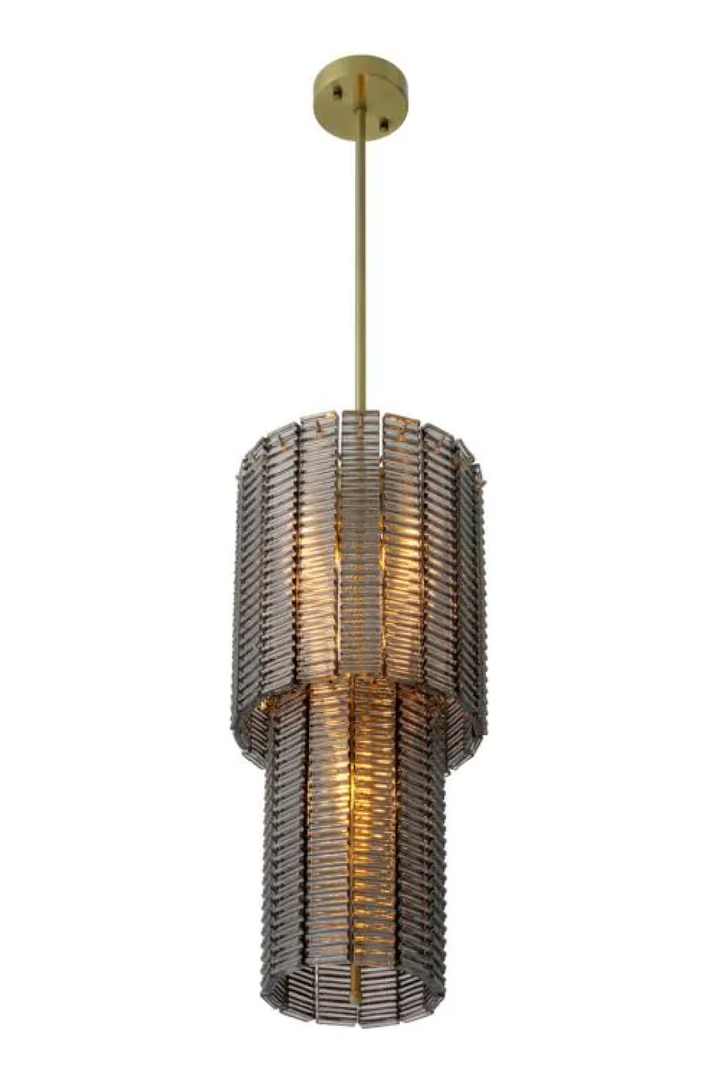 Lustre en Verre Fume | Met x Eichholtz Imperial | OROA.fr