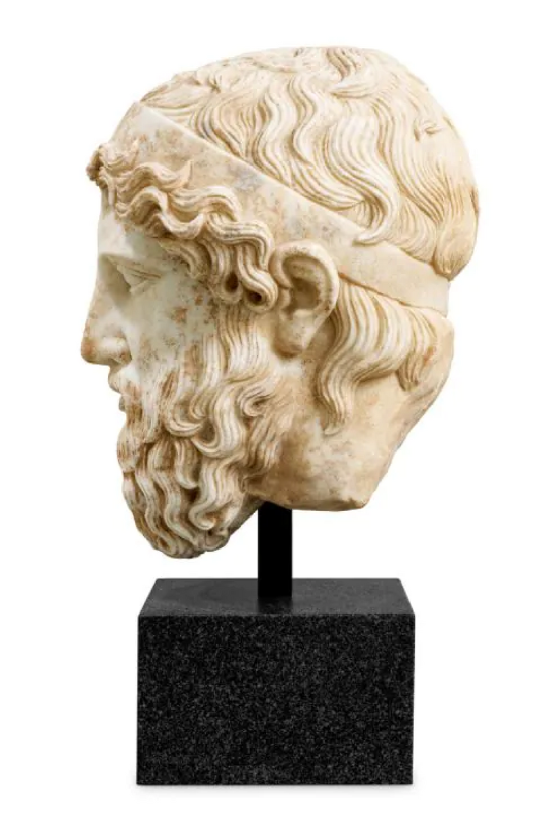 Tête De Sculpture En Marbre | Met x Eichholtz Bust Hermes | OROA.fr