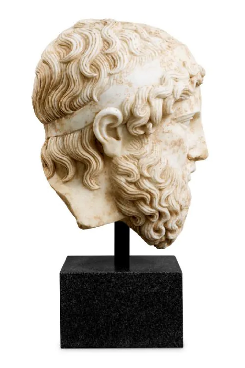 Tête De Sculpture En Marbre | Met x Eichholtz Bust Hermes | OROA.fr