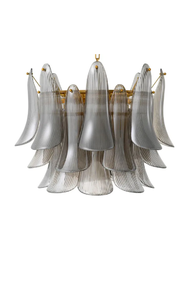 Lustre en Feuilles de Verre | Met x Eichholtz Amun