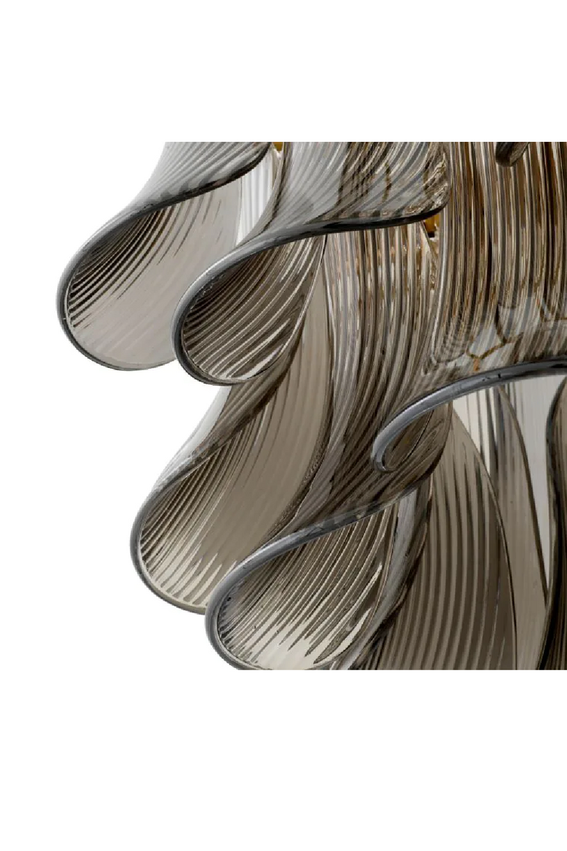 Lustre en Feuilles de Verre | Met x Eichholtz Amun