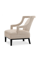 Fauteuil d’Appoint Beige Mid-Century Modern | Met x Eichholtz Roumier | OROA.fr
