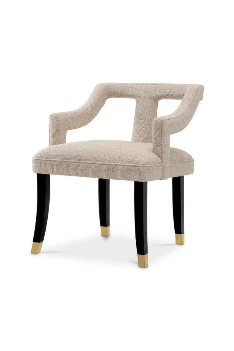 Chaise de Salle à Manger Beige | Met x Eichholtz Roumier | OROA.fr