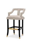 Tabouret de Bar Beige | Met x Eichholtz Roumier | OROA.fr