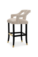 Tabouret de Bar Beige | Met x Eichholtz Roumier | OROA.fr