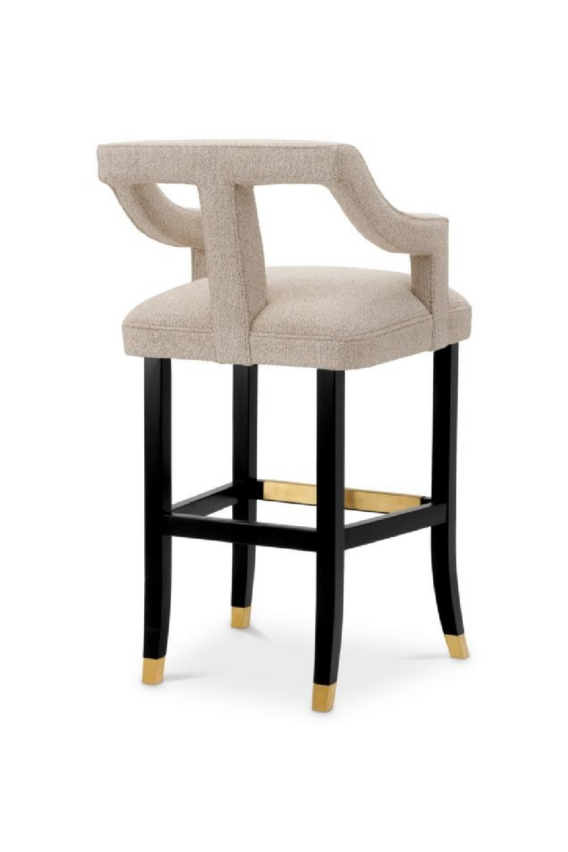 Tabouret de Bar Beige | Met x Eichholtz Roumier | OROA.fr