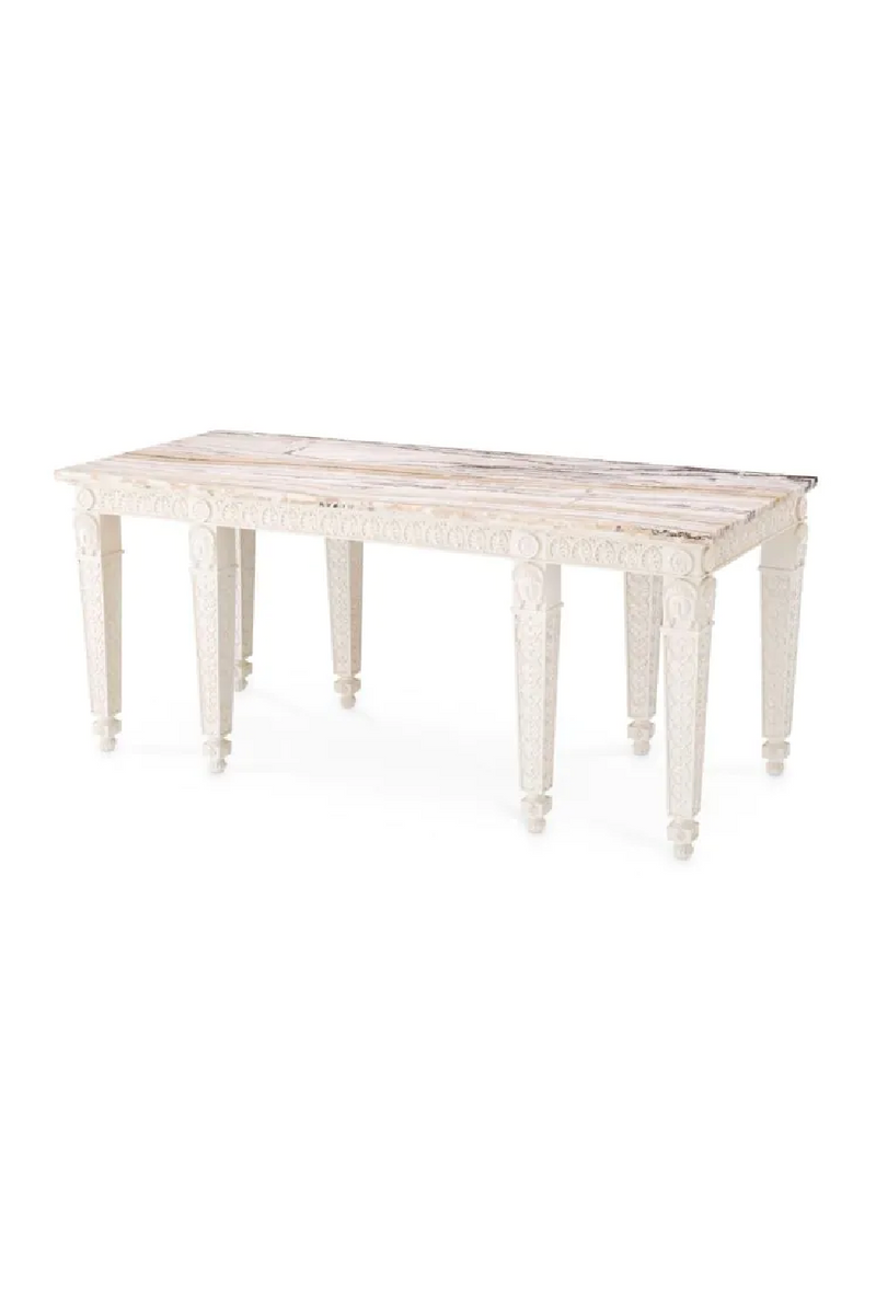 Console en Marbre Blanc Antique | Met x Eichholtz Croome Court | OROA.fr