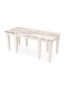 Console en Marbre Blanc Antique | Met x Eichholtz Croome Court | OROA.fr