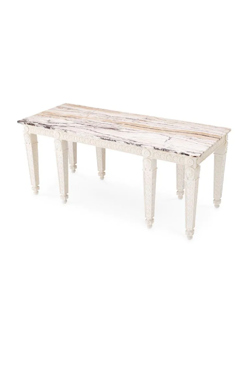 Console en Marbre Blanc Antique | Met x Eichholtz Croome Court | OROA.fr
