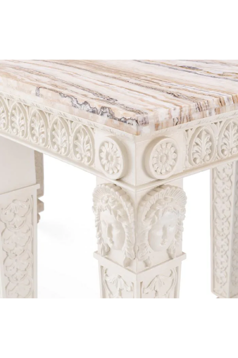 Console en Marbre Blanc Antique | Met x Eichholtz Croome Court | OROA.fr