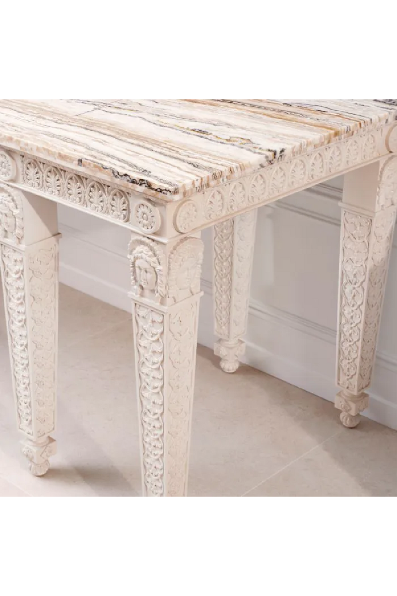 Console en Marbre Blanc Antique | Met x Eichholtz Croome Court | OROA.fr