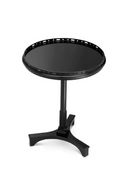 Table d’Appoint à Base en Colonne Noire | Eichholtz Roentgen | OROA.fr