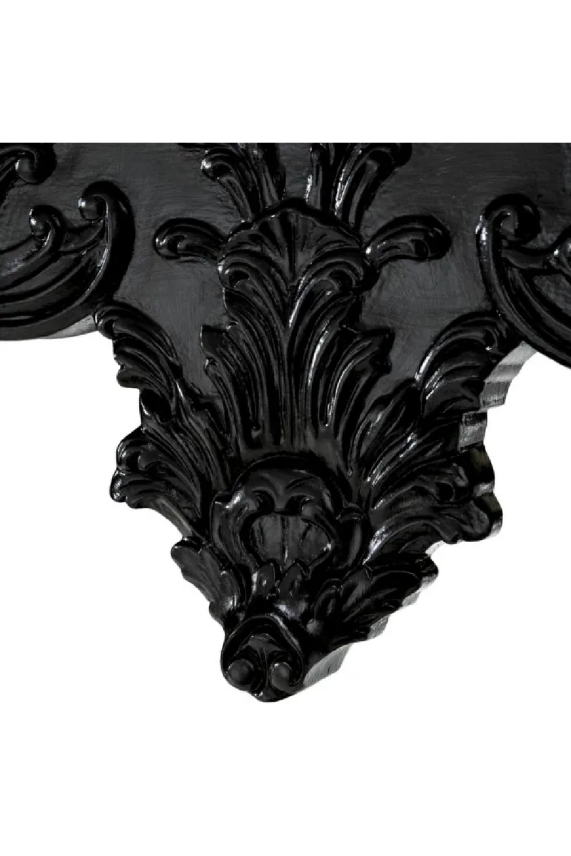 Console Noire Sculpée | Eichholtz Cadwalader | OROA.fr