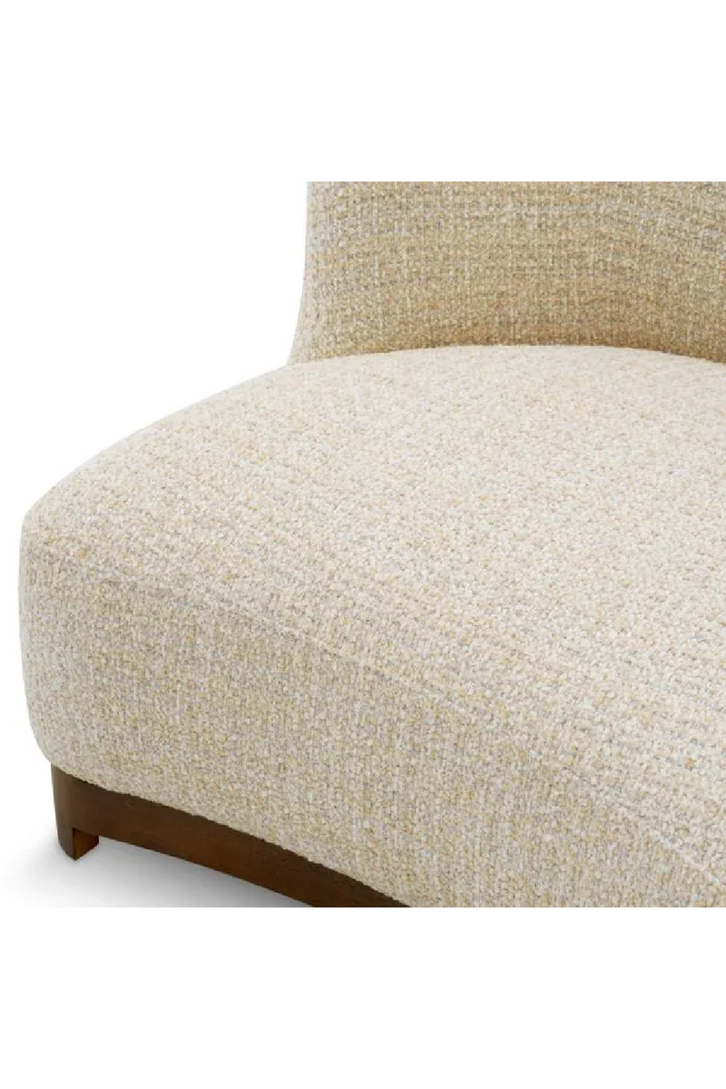 Fauteuil de Salon en Chenille Beige | Eichholtz Stelvio | OROA.fr