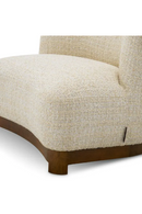 Fauteuil de Salon en Chenille Beige | Eichholtz Stelvio | OROA.fr