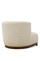 Fauteuil de Salon en Chenille Beige | Eichholtz Stelvio | OROA.fr