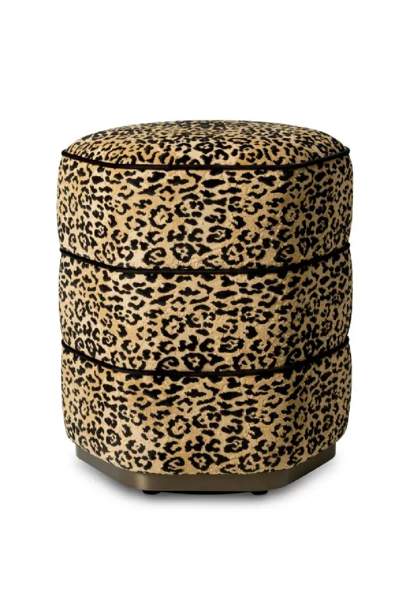 Tabouret à Imprimé Léopard | Eichholtz Roosevelt | OROA.fr