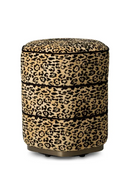 Tabouret à Imprimé Léopard | Eichholtz Roosevelt | OROA.fr