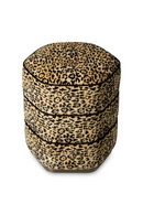 Tabouret à Imprimé Léopard | Eichholtz Roosevelt | OROA.fr