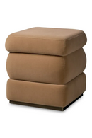 Tabouret Superposé en Laine Brune | Eichholtz Fifth | OROA.fr