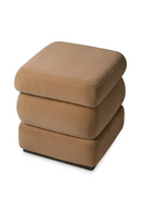 Tabouret Superposé en Laine Brune | Eichholtz Fifth | OROA.fr