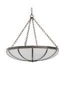 Chandelier en verre a cadre en bronze | Met x Eichholtz Jenkin | OROA.fr