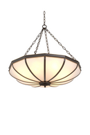 Chandelier en verre a cadre en bronze | Met x Eichholtz Jenkin | OROA.fr