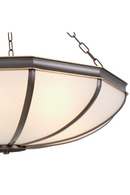 Chandelier en verre a cadre en bronze | Met x Eichholtz Jenkin | OROA.fr