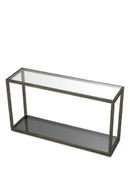 Console en Verre avec Cadre en Bronze | Eichholtz Bethesda | OROA.fr