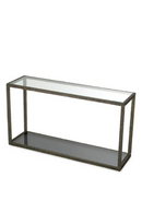 Console en Verre avec Cadre en Bronze | Eichholtz Bethesda | OROA.fr