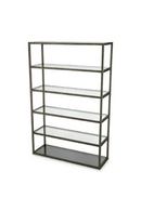 Vitrine en Verre a Cadre en Bronze | Eichholtz Bethesda | OROA.fr