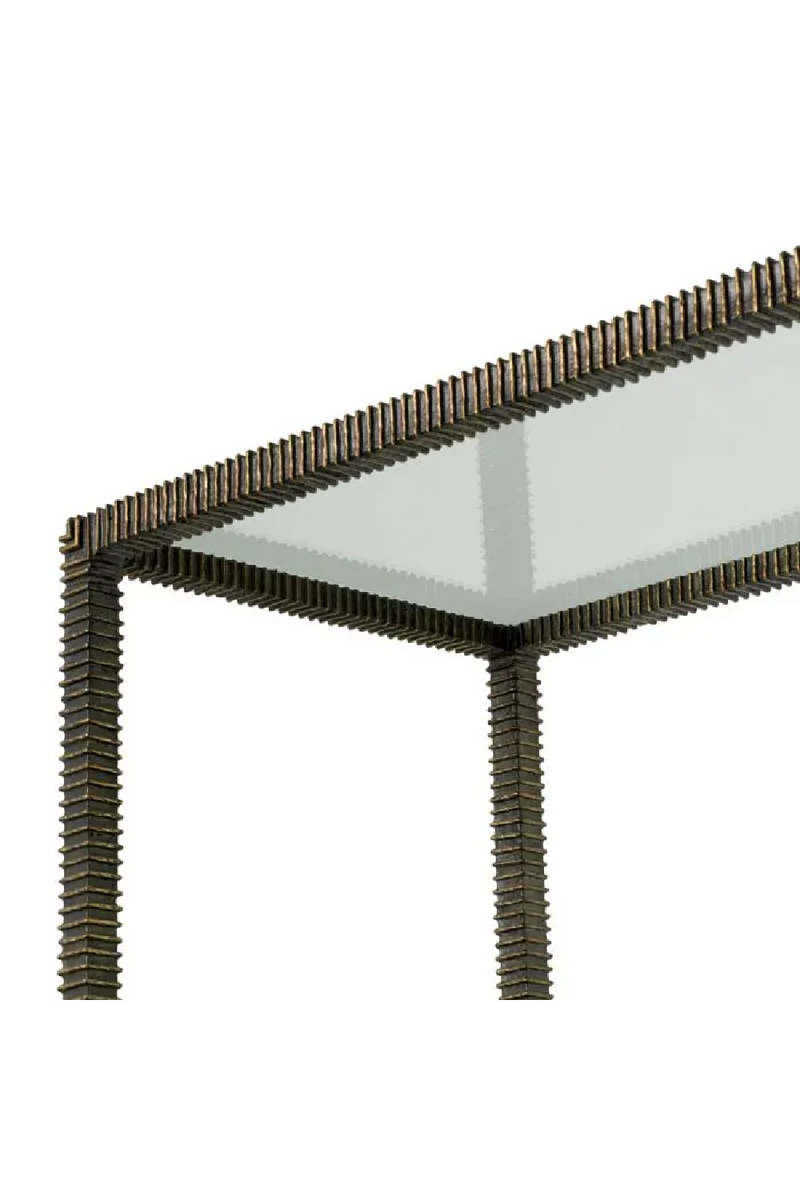 Vitrine en Verre a Cadre en Bronze | Eichholtz Bethesda | OROA.fr