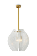 Chandelier en verre fume | Met x Eichholtz Hibis | OROA.fr