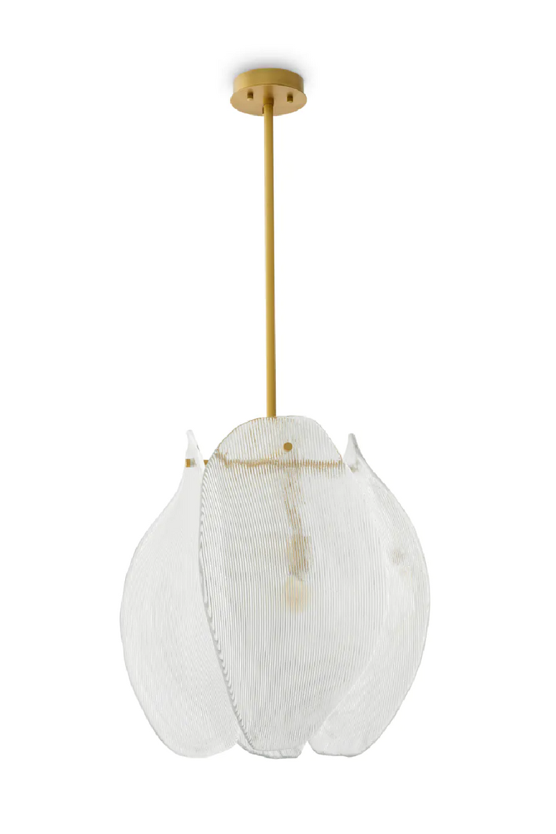 Chandelier en verre fume | Met x Eichholtz Hibis | OROA.fr