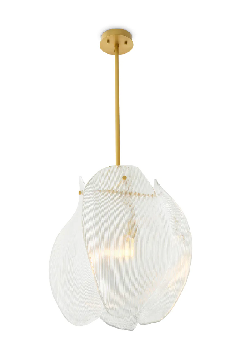Chandelier en verre fume | Met x Eichholtz Hibis | OROA.fr