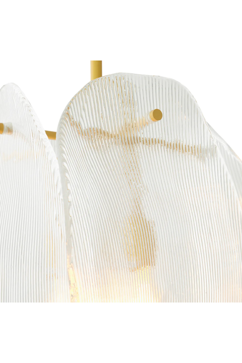 Chandelier en verre fume | Met x Eichholtz Hibis | OROA.fr