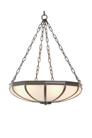 Chandelier en verre a cadre en bronze | Met x Eichholtz Jenkin | OROA.fr