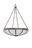 Chandelier en verre a cadre en bronze | Met x Eichholtz Jenkin | OROA.fr