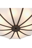 Chandelier en verre a cadre en bronze | Met x Eichholtz Jenkin | OROA.fr